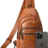 Terrace Convertible Leather Sling Backpack – 8L Full‑Grain Cowhide, Western‑Modern Carry 3 Terrace Convertible Leather Sling Backpack – 8L Full‑Grain Cowhide, Western‑Modern Carry - 3