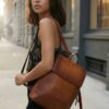 WGB Sorrel Range Handcrafted Full-Grain Leather Convertible Backpack - 8