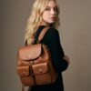 Crosby Heritage Leather Backpack – Mountain Grain, Modern Lines - 9