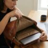 WGB Sorrel Range Handcrafted Full-Grain Leather Convertible Backpack - 9