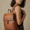 WGB Sorrel Range Handcrafted Full-Grain Leather Convertible Backpack - 10