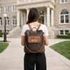 Sara Heritage Full-Grain Leather Backpack 2 Sara Heritage Full-Grain Leather Backpack - 2