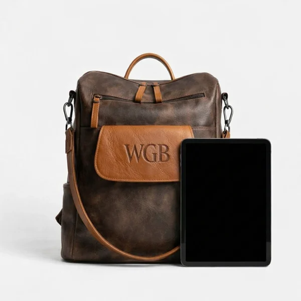 Sara Heritage Full-Grain Leather Backpack Sara Heritage Full-Grain Leather Backpack