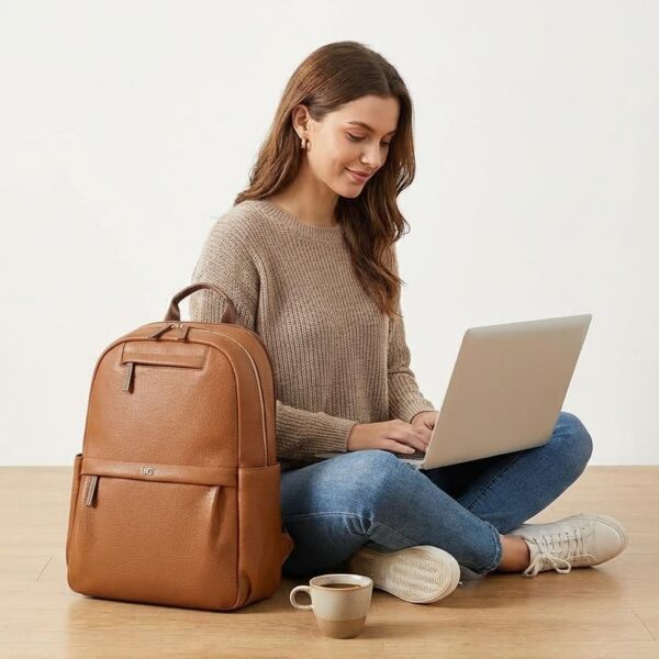 Buy Saddle Full-Grain Leather Backpack