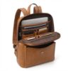 Saddle & City Full-Grain Leather Laptop Backpack 2 Saddle & City Full-Grain Leather Laptop Backpack - 2