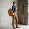 Saddle & City Full-Grain Leather Laptop Backpack 5 Saddle & City Full-Grain Leather Laptop Backpack - 5