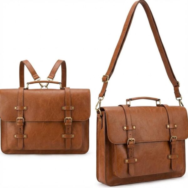 Mesa Ridge Backpack Full-Grain Leather Convertible - 2