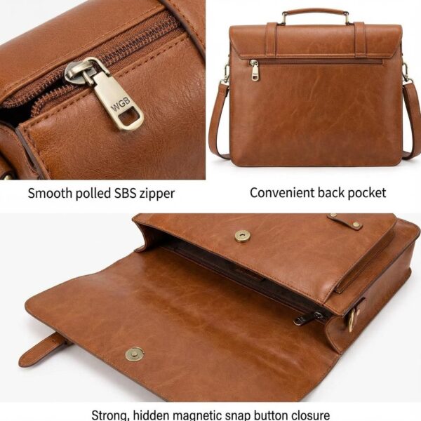 Mesa Ridge Backpack Full-Grain Leather Convertible - 4