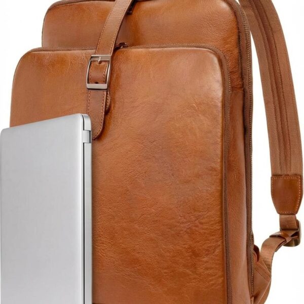 Femi Trail Full-Grain Leather Backpack - 2