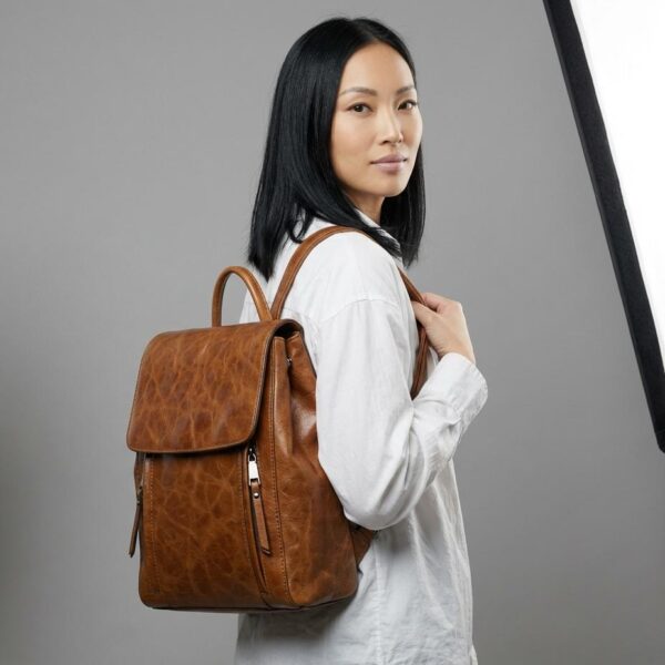 Montmarte Convertible Full-Grain Leather Backpack - 9