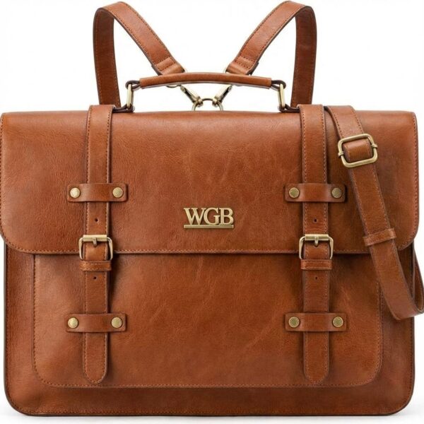 Mesa Ridge Backpack Full-Grain Leather Convertible - 5