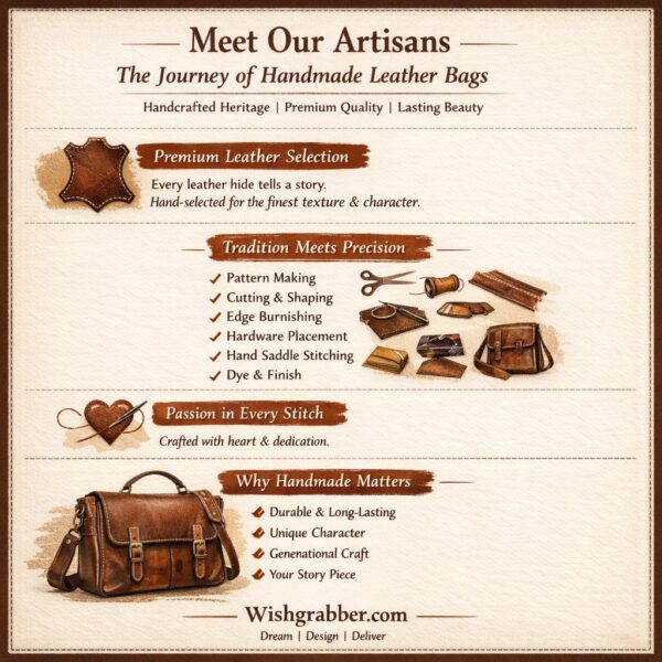 Meet Our Artisans: The Journey of Handmade Leather Bags 7 The Journey of Handmade Leather Bags
