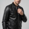 Nora Hand-Burnished Cowhide Bomber — Tailored Heritage - 1