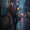 Bordeaux Hooded Bomber — Handcrafted Oxblood Leather Jacket - 5