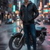 Noster Dams Hooded Bomber — Hand-Finished Full‑Grain Leather - 6