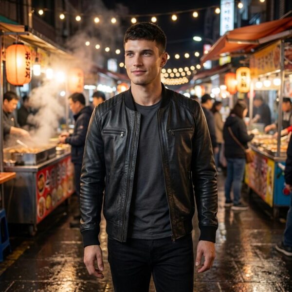 Voyage Lambskin Aviator Jacket - 6