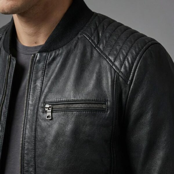 Voyage Lambskin Aviator Jacket - 5