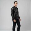Nora Hand-Burnished Cowhide Bomber — Tailored Heritage - 3