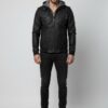 Noster Dams Hooded Bomber — Hand-Finished Full‑Grain Leather - 2