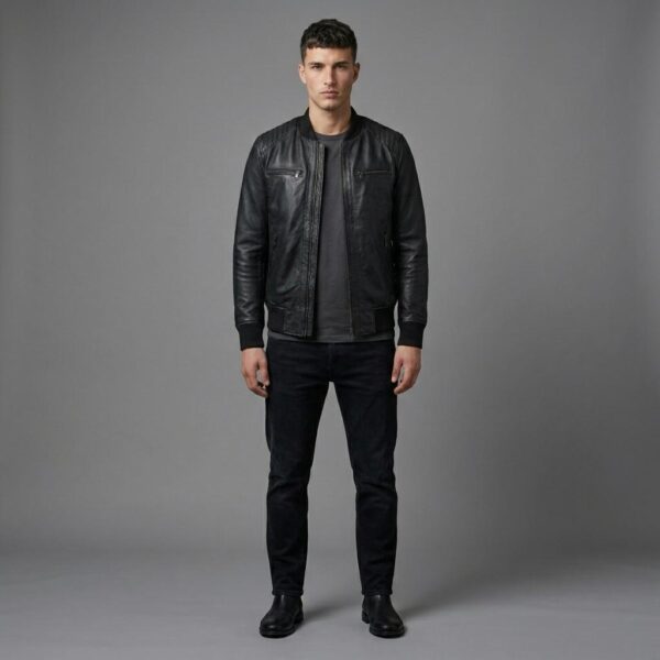 Voyage Lambskin Aviator Jacket - 2