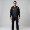 Nora Hand-Burnished Cowhide Bomber — Tailored Heritage - 4