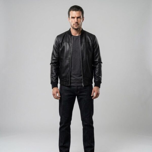 Nora Hand-Burnished Cowhide Bomber — Tailored Heritage - 4