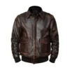 Aviator Heritage Trim Leather Jacket – Bespoke Flight Craft - 3