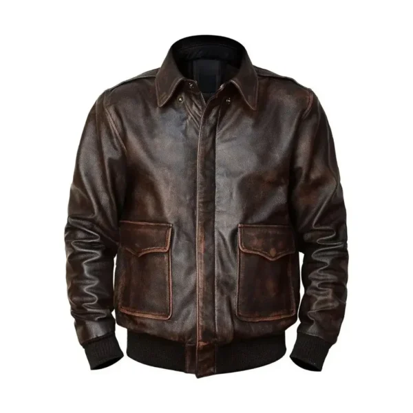 Aviator Heritage Trim Leather Jacket – Bespoke Flight Craft - 3