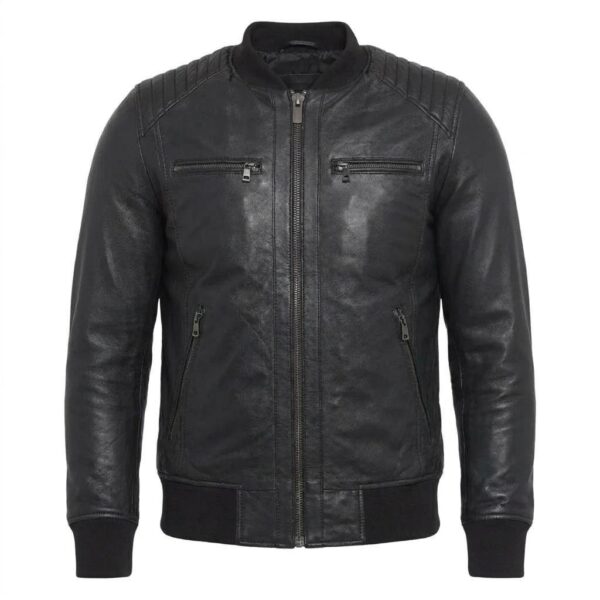 Voyage Lambskin Aviator Jacket