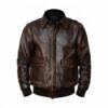 Aviator Heritage Trim Leather Jacket – Bespoke Flight Craft