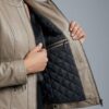 Fash Nappa Collarless Leather Jacket - 1