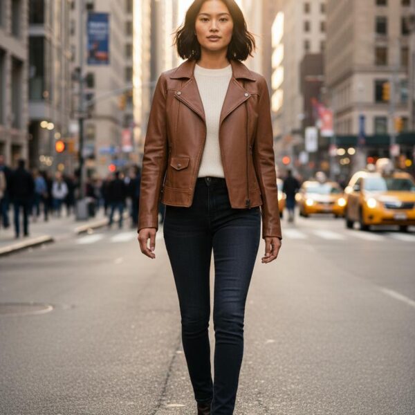 Cowl Atelier Sheepskin Biker Jacket 2 Cowl Atelier Sheepskin Biker Jacket - 2
