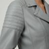 Ashford Grey Sheepskin Rider Jacket 4 Ashford Grey Sheepskin Rider Jacket - 4