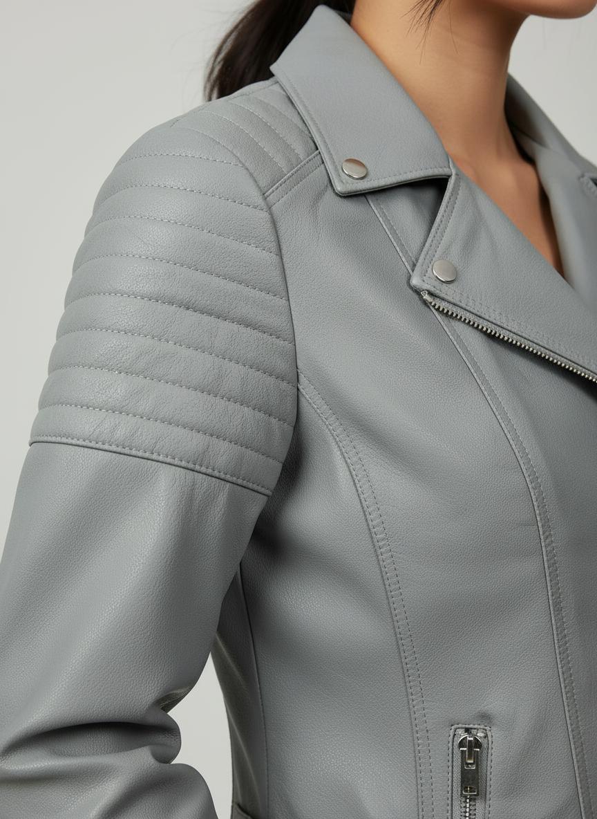 Ashford Grey Sheepskin Rider Jacket Ashford Grey Sheepskin Rider Jacket