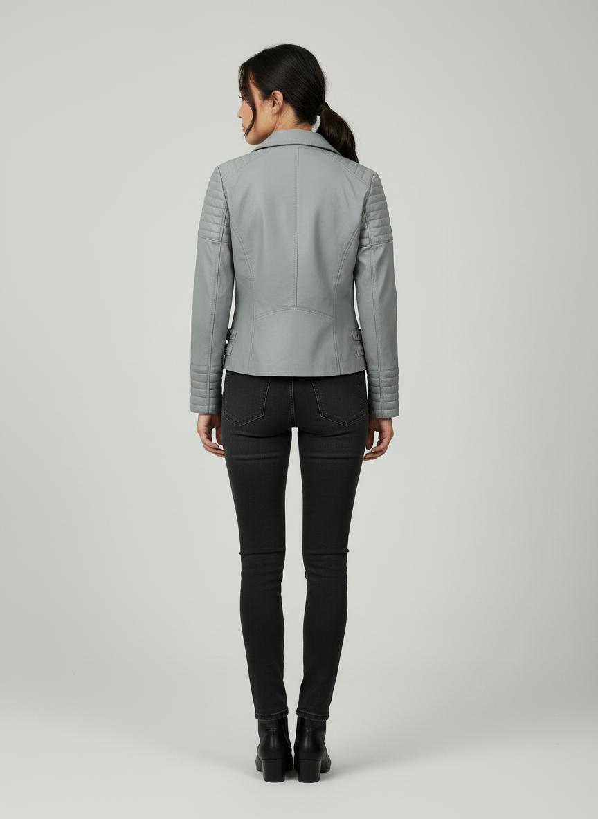 Ashford Grey Sheepskin Rider Jacket Ashford Grey Sheepskin Rider Jacket