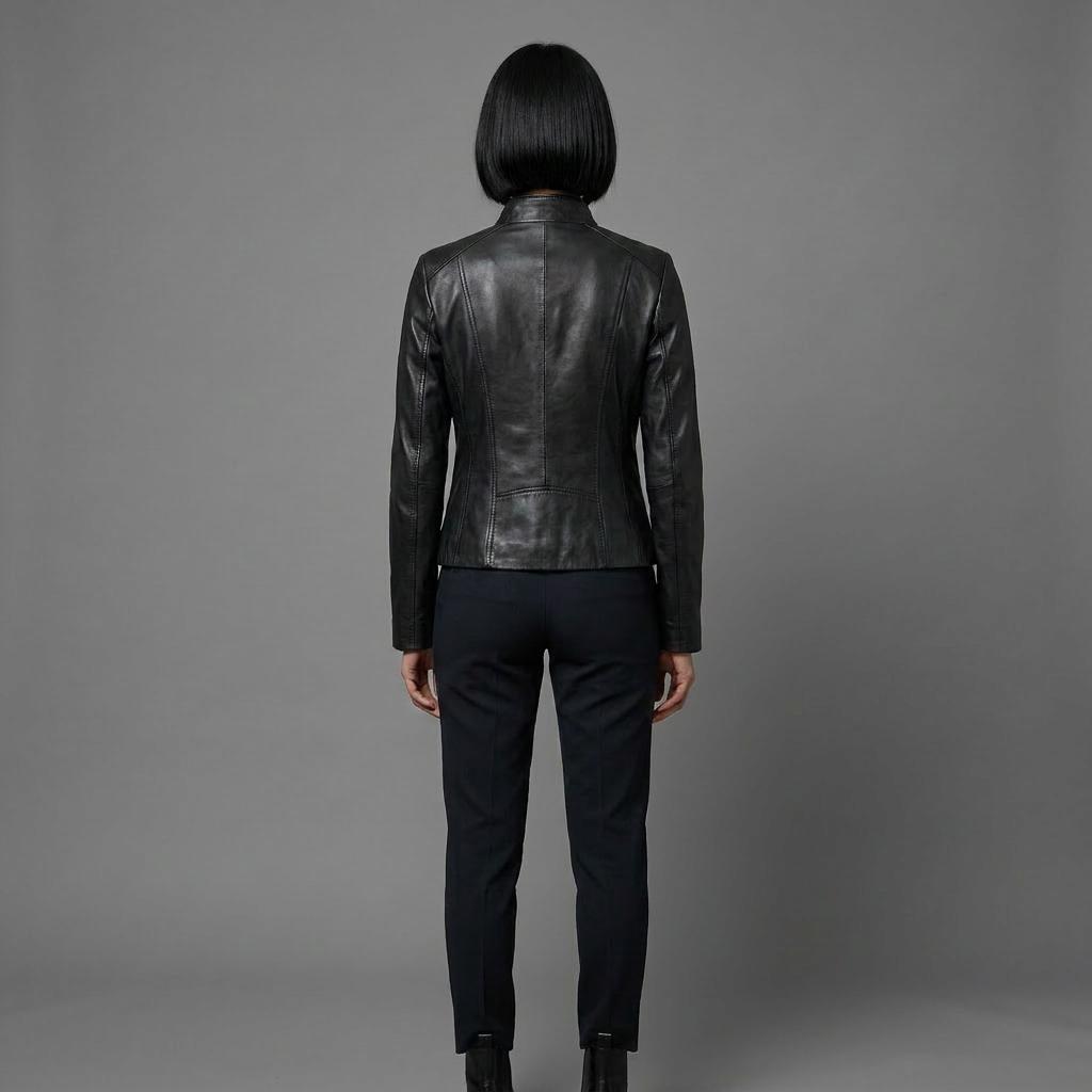 Roadster Grey Sheepskin Leather Jacket Roadster Grey Sheepskin Leather Jacket