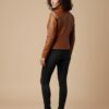 Heritage Tan Notch Biker Leather Jacket - 1