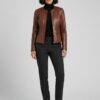 Aurelian Collarless Sheepskin Jacket - 2