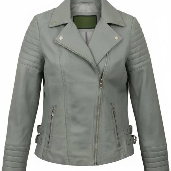 Ashford Grey Sheepskin Rider Jacket