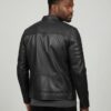 Noir Classic Cafe Racer Lambskin Jacket - 1