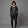 Roadster Grey Sheepskin Leather Jacket 3 Roadster Grey Sheepskin Leather Jacket - 3