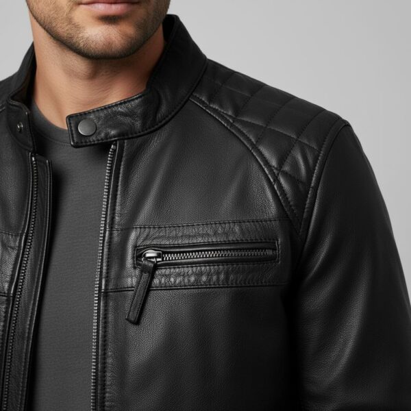 Noir Atelier Lambskin Racer Jacket 3 Noir Atelier Lambskin Racer Jacket - 3