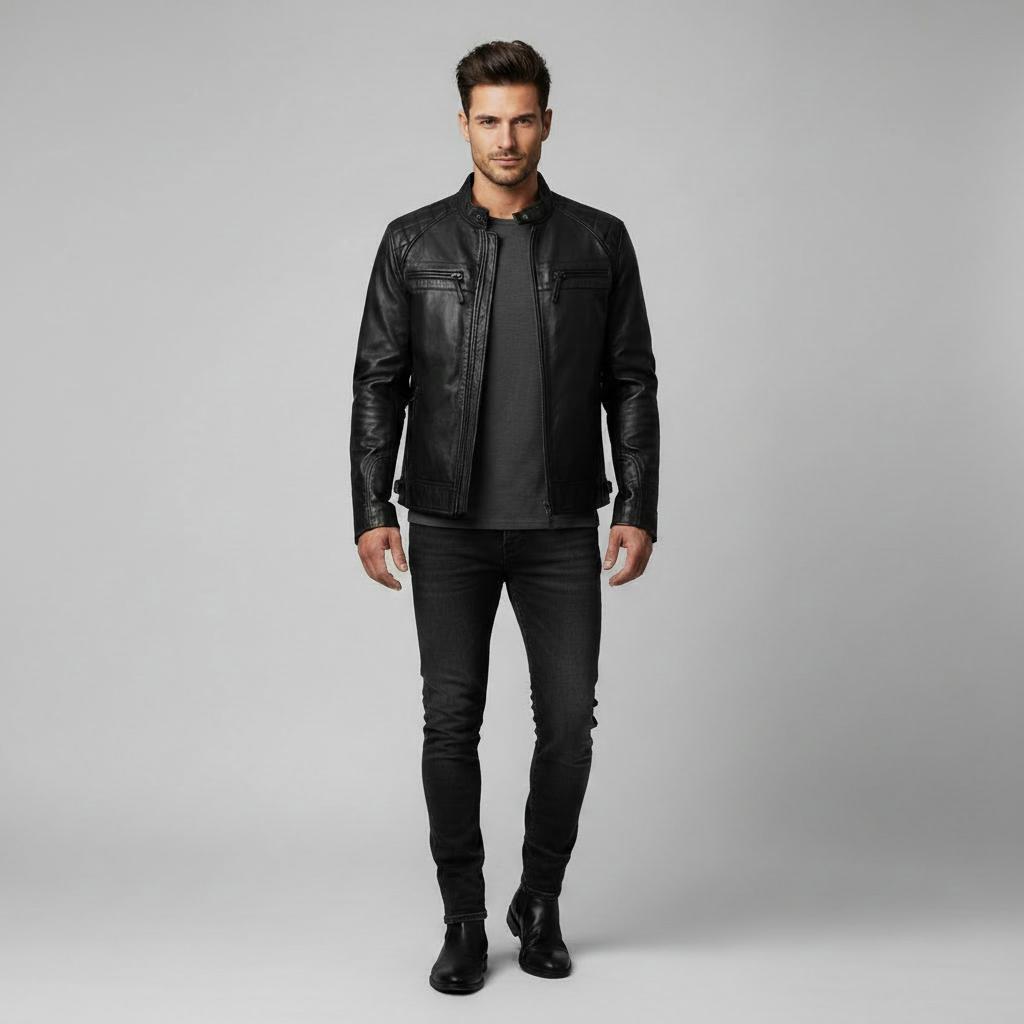 Noir Atelier Lambskin Racer Jacket Noir Atelier Lambskin Racer Jacket